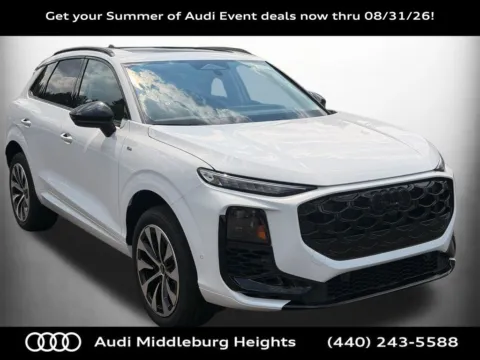 White 2026 Audi Q3 S line for sale in Middleburg Heights, OH