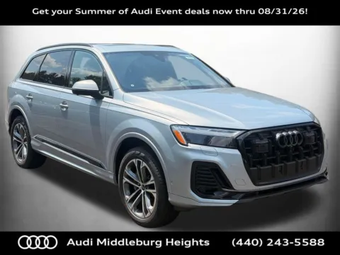 Silver 2026 Audi Q7 45 Premium Plus for sale in Middleburg Heights, OH