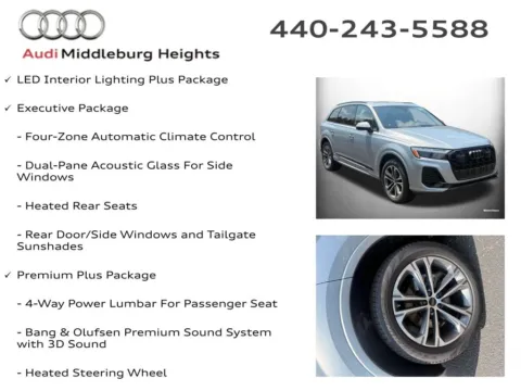 More photos of 2026 Audi Q7 45 Premium Plus at Audi Middleburg Heights, OH