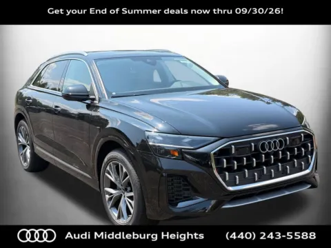 Black 2026 Audi Q8 55 Premium Plus for sale in Middleburg Heights, OH