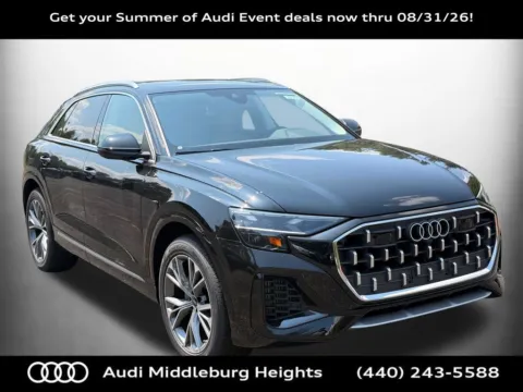 Black 2026 Audi Q8 55 Premium Plus for sale in Middleburg Heights, OH