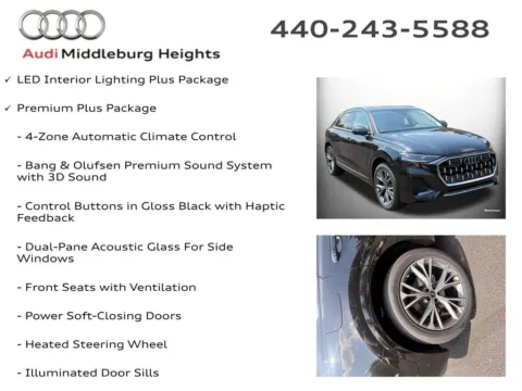More photos of 2026 Audi Q8 55 Premium Plus at Audi Middleburg Heights, OH