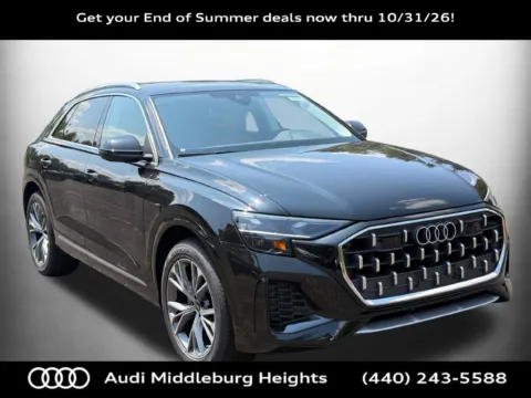 Black 2026 Audi Q8 55 Premium Plus for sale in Middleburg Heights, OH
