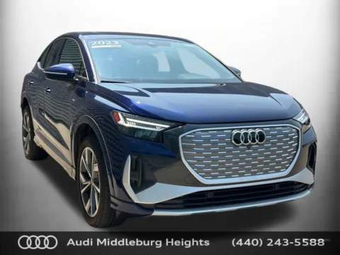 Blue 2023 Audi Q4 Sportback e-tron Prestige for sale in Middleburg Heights, OH
