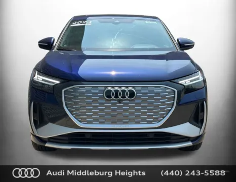 Photos of 2023 Audi Q4 Sportback e-tron Prestige for sale in Middleburg Heights, OH at Audi Middleburg Heights