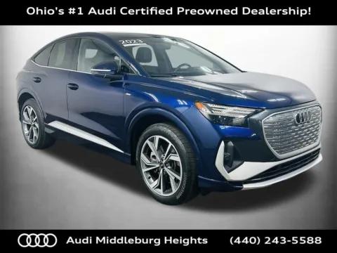 Blue 2023 Audi Q4 Sportback e-tron Prestige for sale in Middleburg Heights, OH