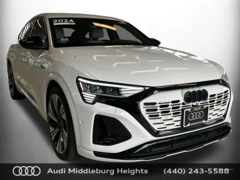 White 2024 Audi Q8 Sportback e-tron Prestige for sale in Middleburg Heights, OH