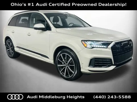 Beige 2023 Audi Q7 55 Premium Plus for sale in Middleburg Heights, OH