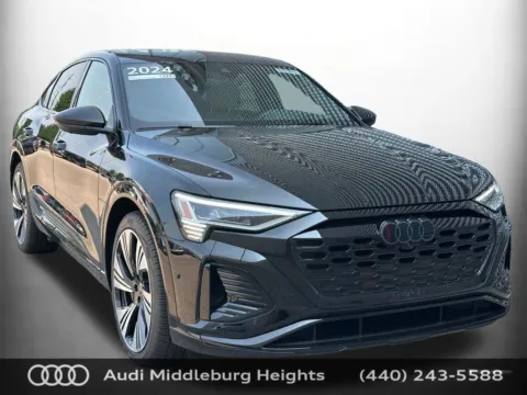 Black 2024 Audi Q8 Sportback e-tron Prestige for sale in Middleburg Heights, OH