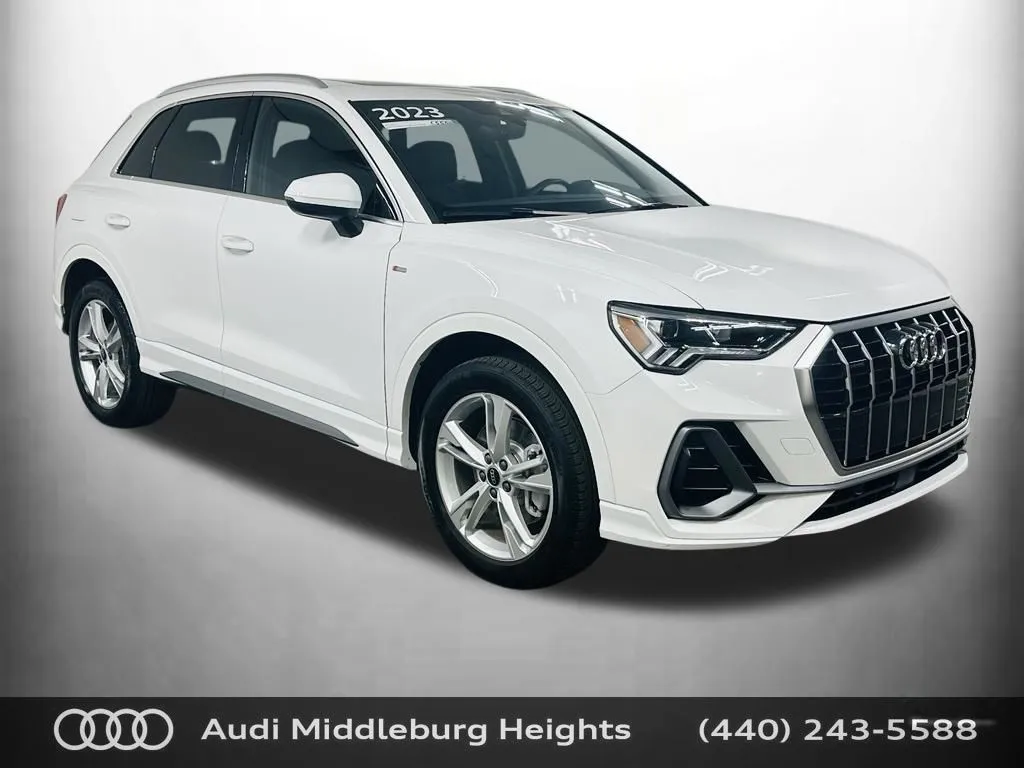 White 2023 Audi Q3 Premium Plus for sale in Middleburg Heights, OH