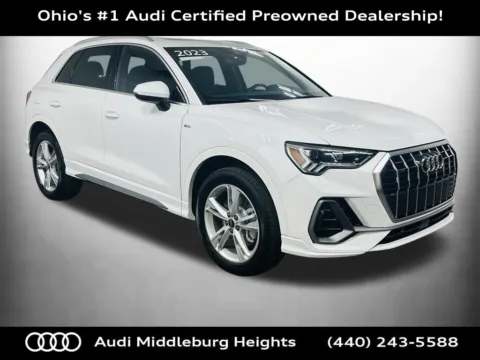 White 2023 Audi Q3 Premium Plus for sale in Middleburg Heights, OH
