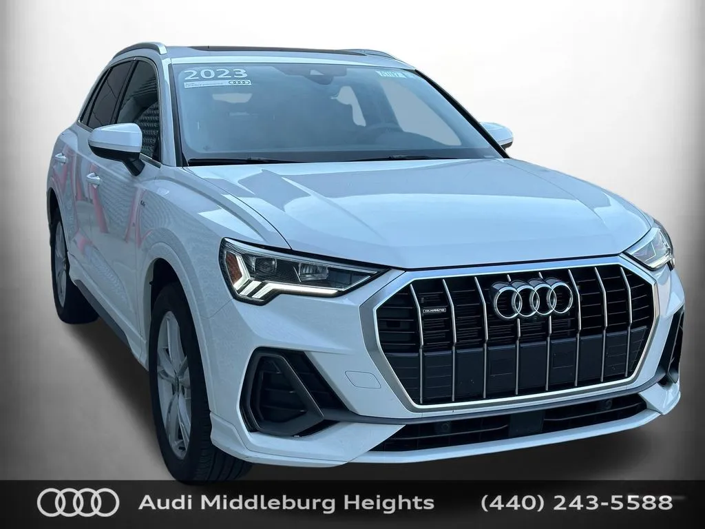 White 2023 Audi Q3 Premium Plus for sale in Middleburg Heights, OH
