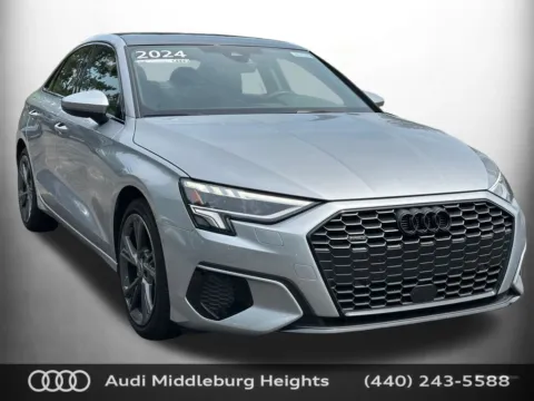 Silver 2024 Audi A3 40 Premium Plus for sale in Middleburg Heights, OH