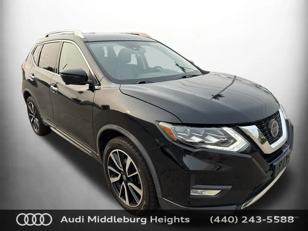Black 2018 Nissan Rogue SL for sale in Middleburg Heights, OH