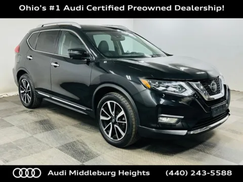 Black 2018 Nissan Rogue SL for sale in Middleburg Heights, OH