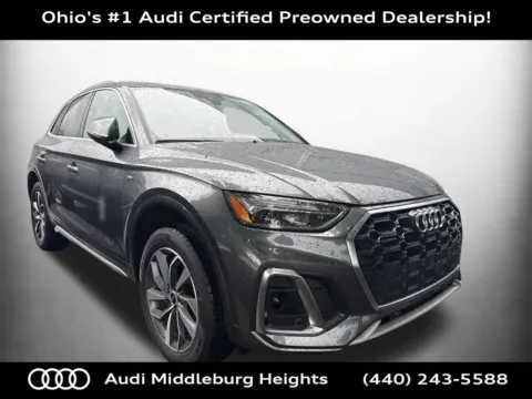 Gray 2024 Audi Q5 45 S line Premium Plus for sale in Middleburg Heights, OH