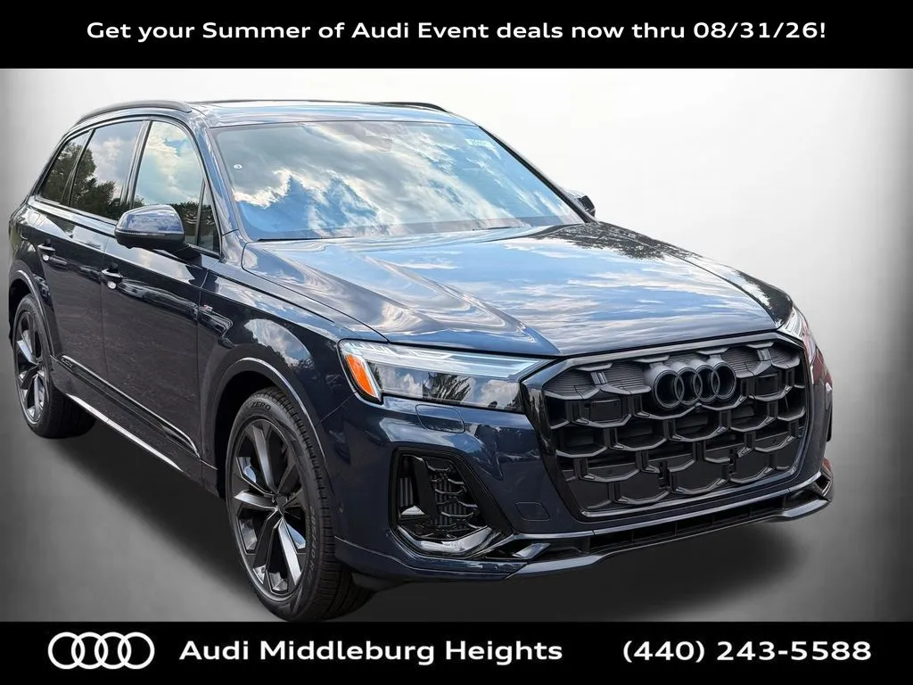 Blue 2026 Audi Q7 55 Premium Plus for sale in Middleburg Heights, OH