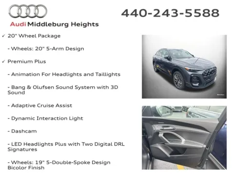 More photos of 2026 Audi Q5 2.0T Premium Plus at Audi Middleburg Heights, OH