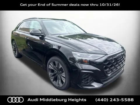 Black 2026 Audi Q8 55 Premium Plus for sale in Middleburg Heights, OH