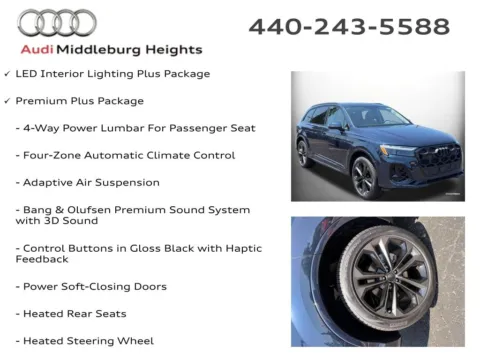 More photos of 2026 Audi Q7 55 Premium Plus at Audi Middleburg Heights, OH