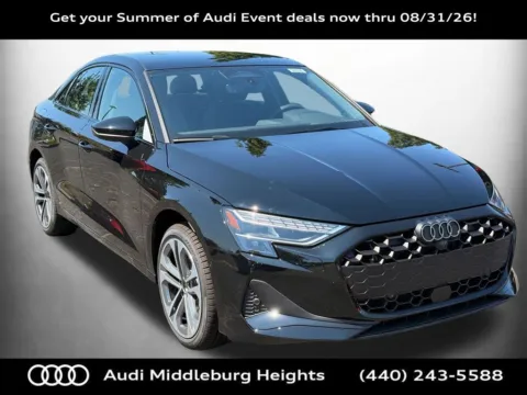 Black 2026 Audi A3 40 Premium Plus for sale in Middleburg Heights, OH