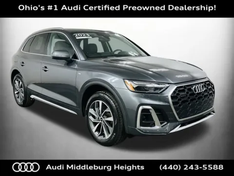 Gray 2023 Audi Q5 45 S line Premium for sale in Middleburg Heights, OH
