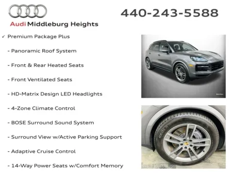 More photos of 2024 Porsche Cayenne at Audi Middleburg Heights, OH