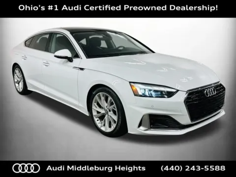 White 2021 Audi A5 40 Premium Plus for sale in Middleburg Heights, OH