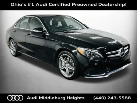 Black 2015 Mercedes-Benz C-Class C 400 for sale in Middleburg Heights, OH
