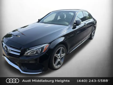 Black 2015 Mercedes-Benz C-Class C 400 for sale in Middleburg Heights, OH