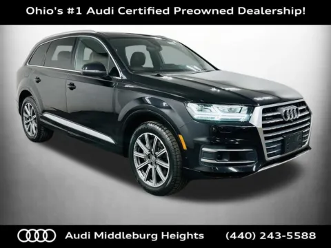 Black 2019 Audi Q7 55 Prestige for sale in Middleburg Heights, OH