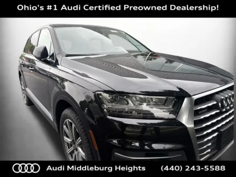 Black 2019 Audi Q7 55 Prestige for sale in Middleburg Heights, OH
