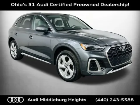 Gray 2023 Audi Q5 45 S line Premium Plus for sale in Middleburg Heights, OH