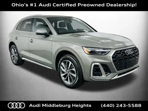 Gray 2023 Audi Q5 45 S line Premium for sale in Middleburg Heights, OH