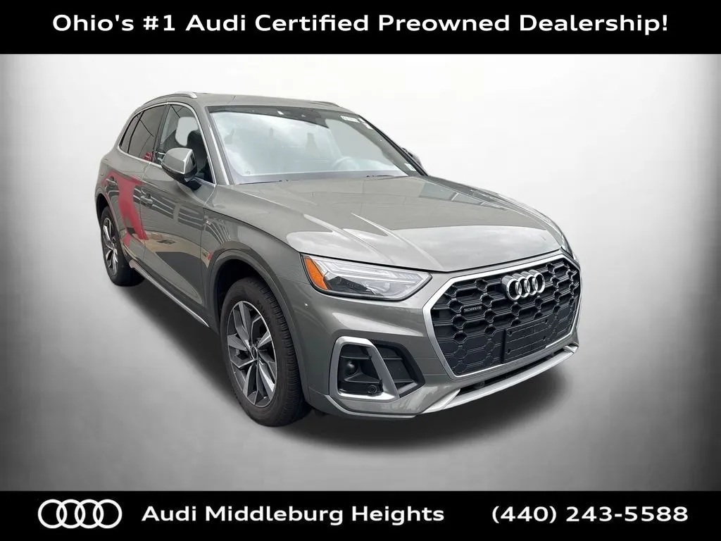 Gray 2023 Audi Q5 45 S line Premium for sale in Middleburg Heights, OH