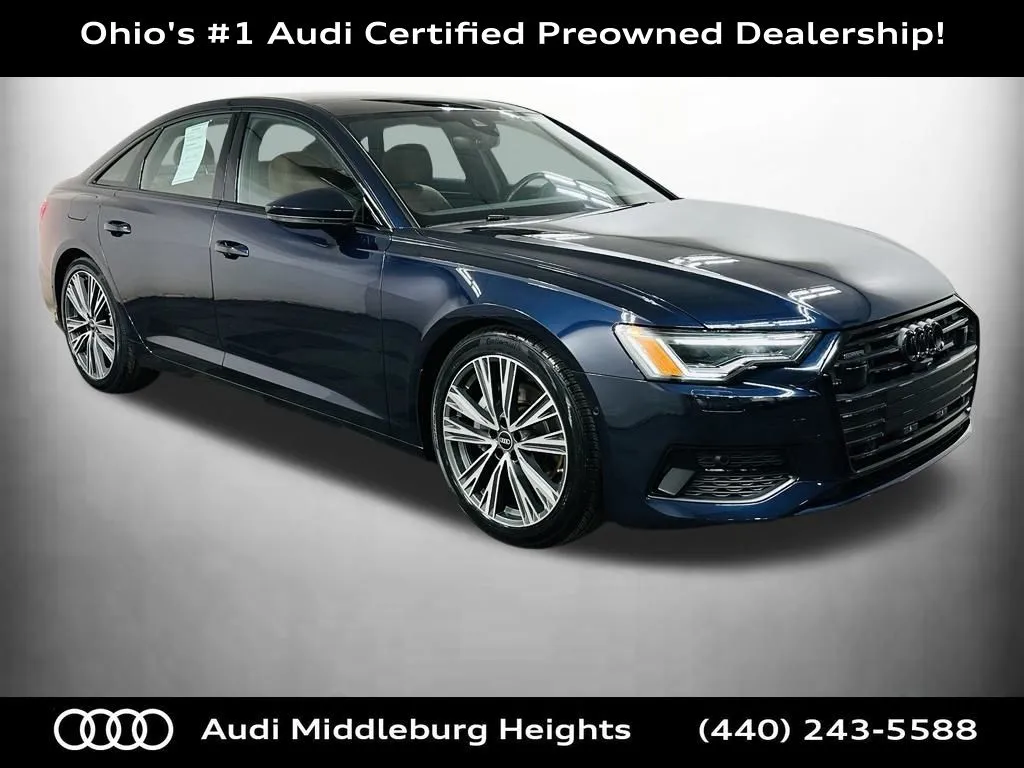 Blue 2023 Audi A6 45 Premium Plus for sale in Middleburg Heights, OH