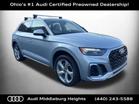 Silver 2023 Audi Q5 45 S line Premium Plus for sale in Middleburg Heights, OH