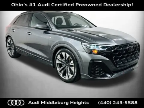 Gray 2025 Audi Q8 55 Prestige for sale in Middleburg Heights, OH