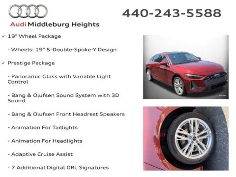 More photos of 2026 Audi A5 2.0T Prestige at Audi Middleburg Heights, OH