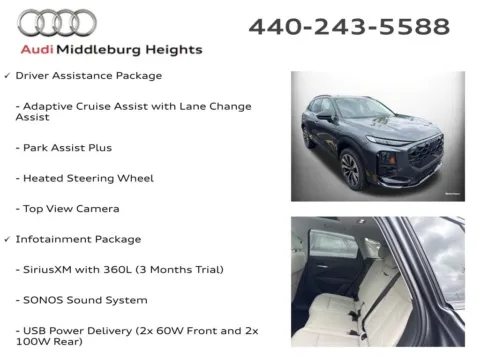 More photos of 2026 Audi Q3 S line at Audi Middleburg Heights, OH