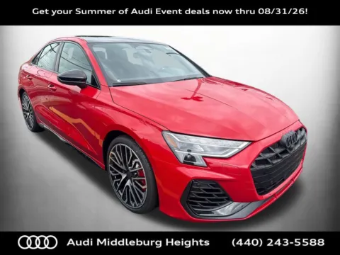 Red 2026 Audi S3 2.0T for sale in Middleburg Heights, OH
