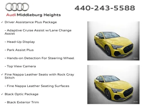 More photos of 2026 Audi S3 2.0T at Audi Middleburg Heights, OH
