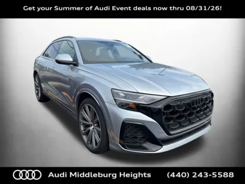 Silver 2026 Audi Q8 55 Prestige for sale in Middleburg Heights, OH