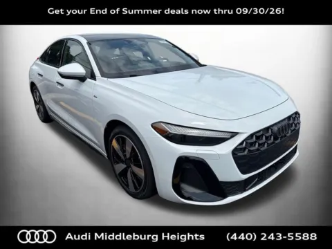 White 2026 Audi A5 2.0T Premium Plus for sale in Middleburg Heights, OH