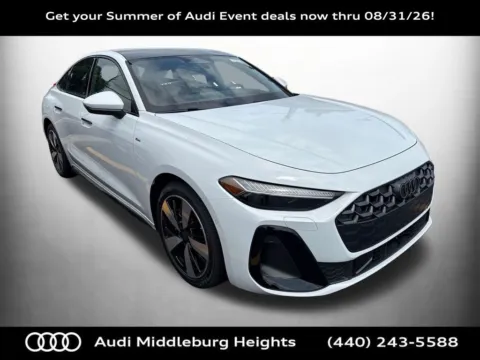 White 2026 Audi A5 2.0T Premium Plus for sale in Middleburg Heights, OH