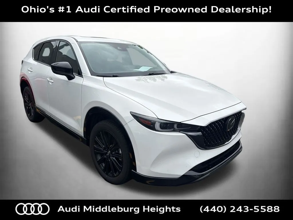 White 2024 Mazda CX-5 2.5 Turbo Premium for sale in Middleburg Heights, OH