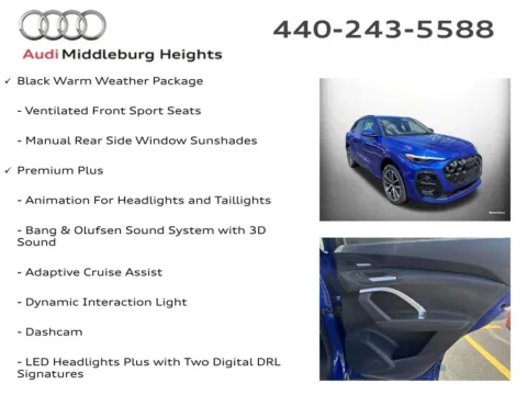 More photos of 2026 Audi Q5 2.0T Premium Plus at Audi Middleburg Heights, OH