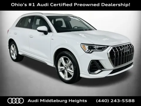 White 2023 Audi Q3 Premium Plus for sale in Middleburg Heights, OH