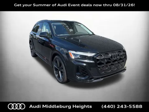 Black 2026 Audi Q7 55 Premium for sale in Middleburg Heights, OH