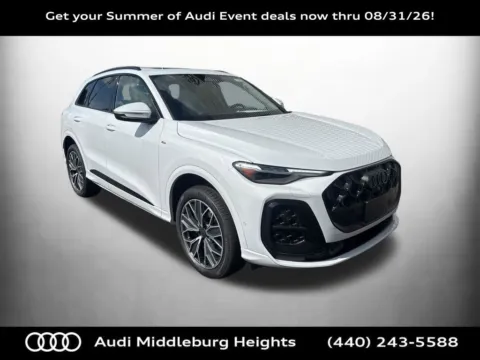 White 2026 Audi Q5 2.0T Premium Plus for sale in Middleburg Heights, OH